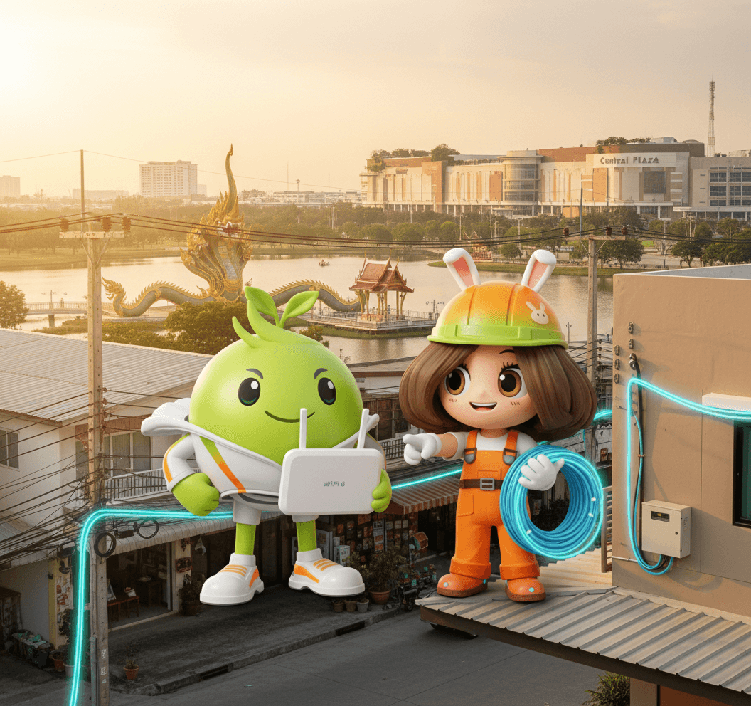 3BB เน็ตบ้านไฟเบอร์ อำเภอเมืองขอนแก่น ขอนแก่น