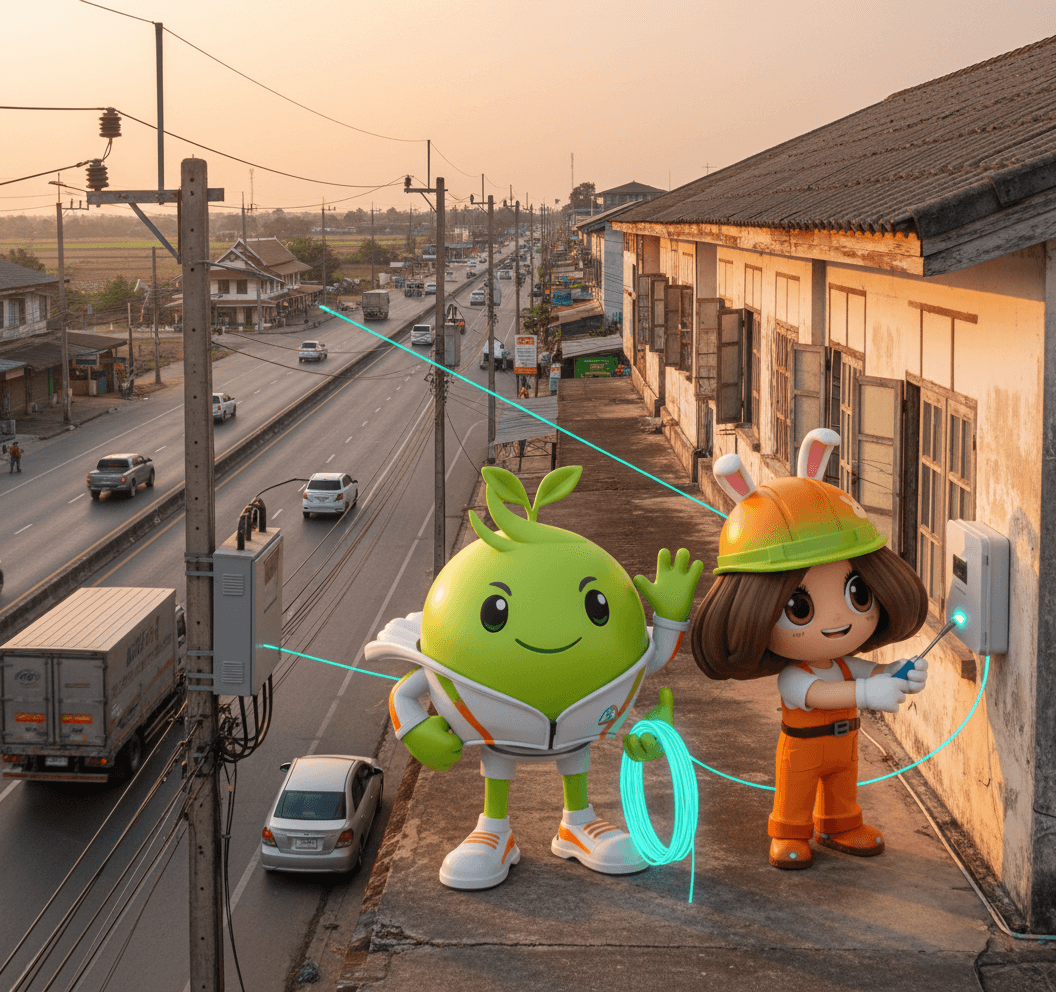 3BB เน็ตบ้านไฟเบอร์ อำเภอพล ขอนแก่น