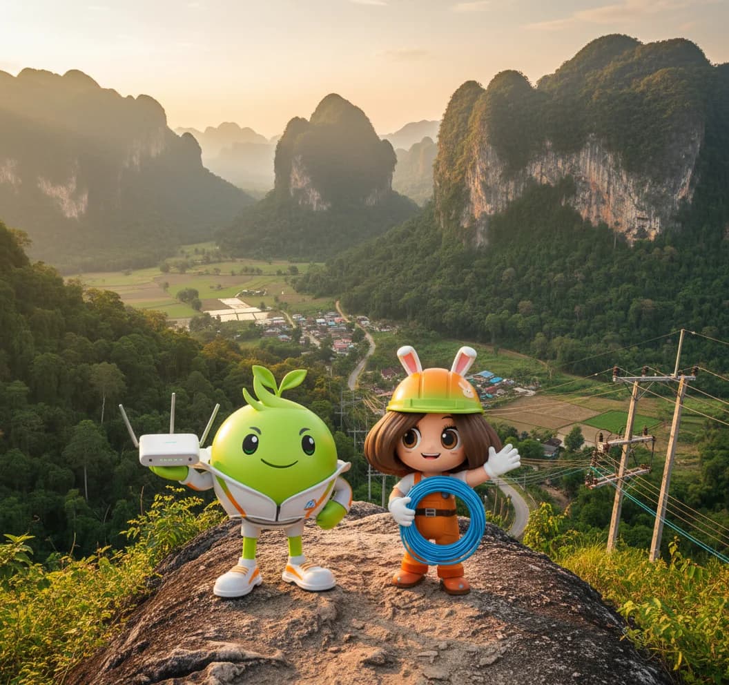 3BB เน็ตบ้านไฟเบอร์ อำเภอภูผาม่าน ขอนแก่น